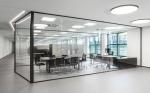 Modern Design Glass Partition Wall Soundproof Commercial Glass Partitions