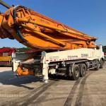 Diesel Concrete Pump Truck 300 KW Putzmeister M56 5 For Large Concrete
