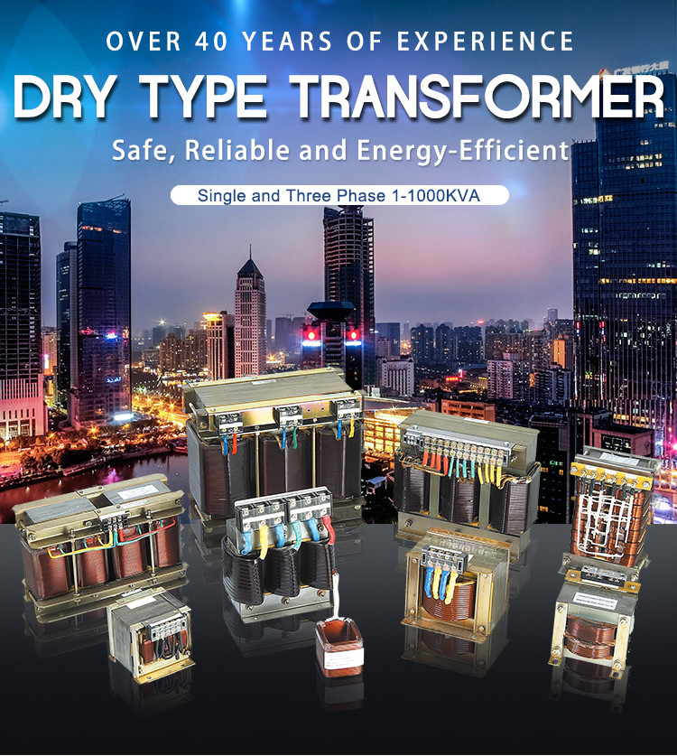 Single And Three Phase Low Voltage Dry Type Transformer 1-1000kva Copper Alumnium
