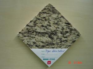 Quality Tiger Skin Yellow Granite Stone Slab Tiles Tops Stairs Steps Flooring Wall wholesale