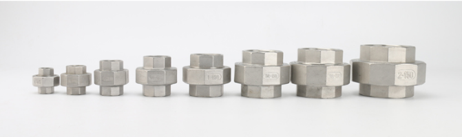 Class 150 Union NPT Female Malleable Iron Pipe Fitting With Black Finish