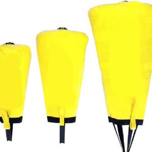 Quality 250kg Commerical Underwater Lift Bags Inflatable Marine Salvage Lifting Bags wholesale