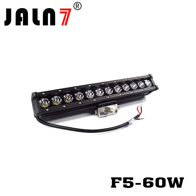 LED Light Bar JALN7 60W Spot Flood Beam LED Driving Lamp Super Bright Off Road Lights LED Work Light Boat Jeep