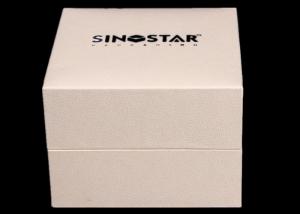 Quality White Velvet Pillow Watch Presentation Case , Elegant Style Watch Jewelry Box wholesale