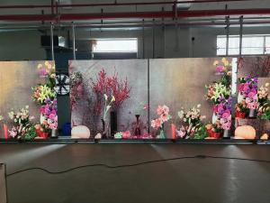 Quality Die Cast Aluminum SMD LED Screen P4 Indoor Video Advertising RGB Display Screen HD No Stuttering wholesale
