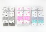 4pk Flannel Baby Blanket For Summer , Comfortable Neutral Baby Crib Blankets