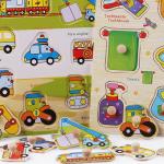 Unisex 15cm Wooden Animal Jigsaw Puzzles Wooden Educational Toys