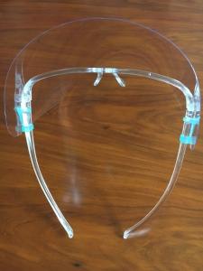 Quality Transparent PET Lense Plastic Safety Face Shield Visor wholesale