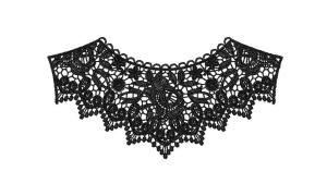 Quality Embroidery collar water soluble lace neck trim wholesale