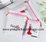 20mic Frosted EVA Plastic Drawstring Bags For Daily Necessities