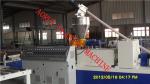 Cold / Hot Water Plastic Pipe Extruder Single Screw Co-Extruding