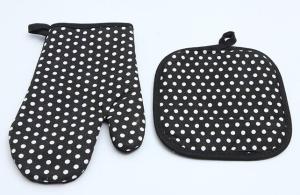 Quality Hook Design Hand Gloves For Microwave Oven Flexible Operation Cotton Lining wholesale