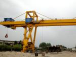 Double Girder Rail Mounted MZ model gantry crane with grab