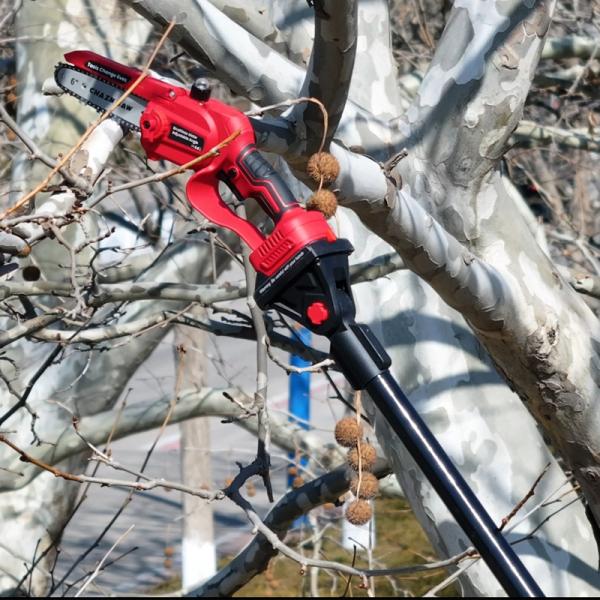 ODM 21 Foot Electric Pole Chain Saw Carbon Fiber Battery Pole Chainsaw For