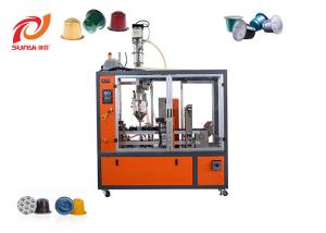Quality Two Lanes European Standard 3000BPH Nespresso Coffee Capsule Filling Sealing Machine wholesale