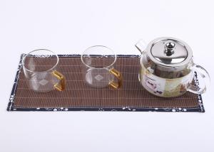 Quality Custom Glass Tea Infuser Set SS Strainer / Microwave / Dishwashe wholesale