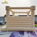 Custom Logo Inflatable Beige Bouncy Castle Bouncing Castle Commercial UV