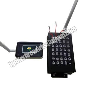Quality Mobile Control 34 Cues 200m 12V Wireless Fireworks System wholesale
