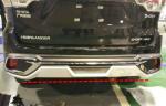 TOYOTA HIGHLANDER 2014 2015 KLUGER Front Bumper Guard and rear Bumper Guard