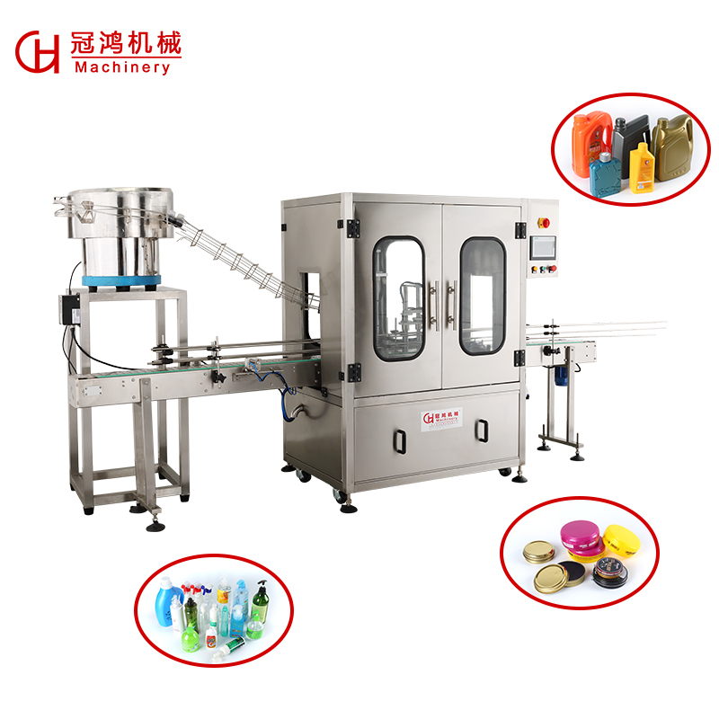 Automatic Grab Type Screw Capping Machine for Bottle Plastic Lid Metal Lid Guaranteed