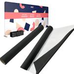 Black back 235gsm advertising fabric backdrop textile roll for display