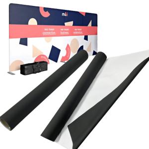 Quality Flame retardant Black backdrop fabric roll 260gsm for digital printing wholesale