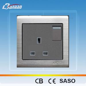 Quality LK6056 Stainless steel 13A UK British socket wholesale