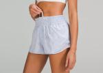 Dacron Women'S Running Shorts Anti Wrinkle With Pockets
