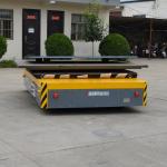 Industrial Flatbed Battery Transfer Cart Self Propelled Hand Operated