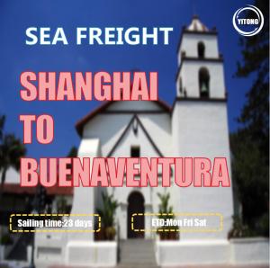 Quality Shanghai To Buenaventura Colombia International Sea Freight Services 23 Days wholesale