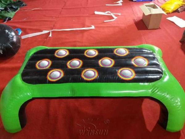 Interactive Inflatable Sports Games Customized Color 0.55mm Pvc Tarpaulin
