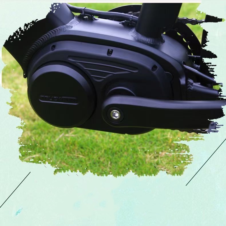 48V 20.4Ah Mid Drive Electric Bike 700C Hydraulic Disc Brake Bicycle With Lithium Battery