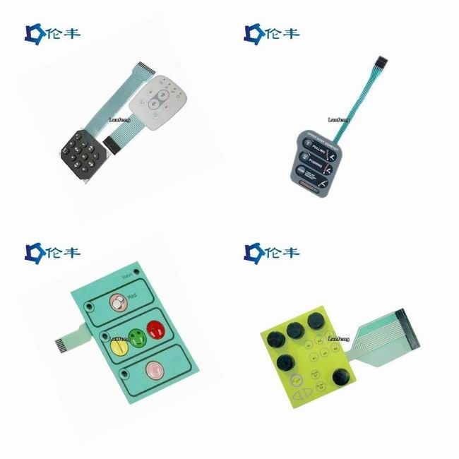 PCB Silicone Rubber Keypad Custom 3M468 Matte Surface Memrbane Keypad