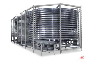 Quality 304 Stainless Steel Endless Conveyor Belt Toast Bread Baking Cooling Towers wholesale