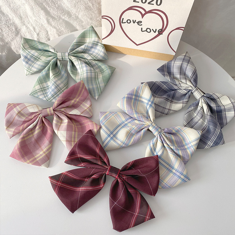 Jk Fabric Big Bow Hairpin Korea Ins Net Red Headdress Japanese Girl Super Fairy Head Hairpin Hair Accessory