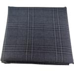 Shrink-Resistant 100% Polyester Plain Woven Dyed Yarn Fabric for School Uniform