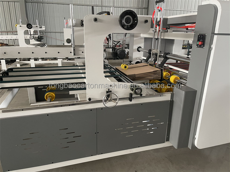 60 Sheets/min TB Carton Box Packaging Folding And Gluing Machinery for Corrugated Box
