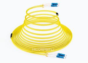 Quality FTTH LC - LC SM DX Glass Fiber Optic Cable Patch Cord 1m 3m 5m Length wholesale