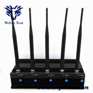Quality Powerful 11W 40m CDMA GSM Cell Phone And Wifi Jammer wholesale