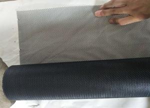 Quality 1m X 14m Galvanized Steel Expanded Metal Mesh 0.3mm Thickness Three Color wholesale