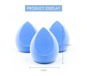 Quality Blue Face Makeup Sponge Puff Facial Cosmetic Concealer Cream Foundation Powder Blender Puff Set Egg Stand Holder Box wholesale