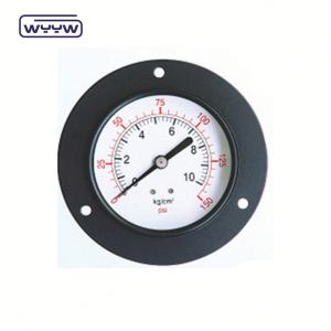 Quality Steam Boiler Pressure Gauge Manometer Bottom Mount With Black Steel Case wholesale