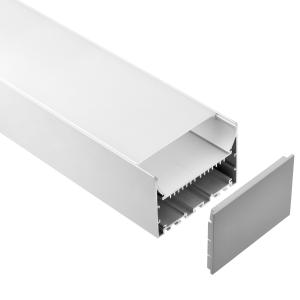 Quality Lobby Suspended LED Profile 102*70mm Aluminium Profiles For LED Tape wholesale