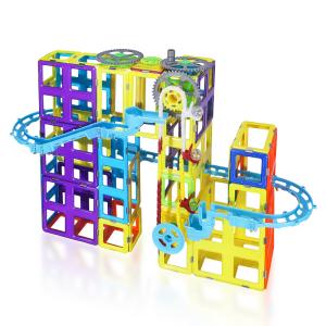 Quality Kids Luxury Magnetic Tiles Track Toys Magnetic Blocks For Creative Teaching wholesale