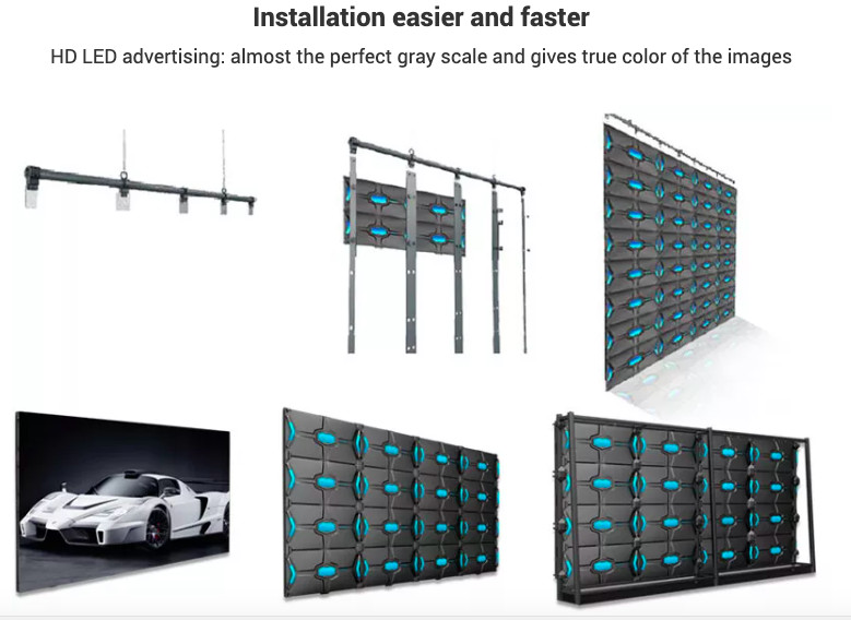 High Definition Commercial Modular Led Digital Display Panels P1.9 P2.5 P2.9 P3.9