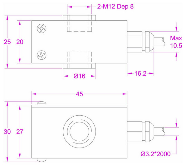 MLP series load cell MLP-100
