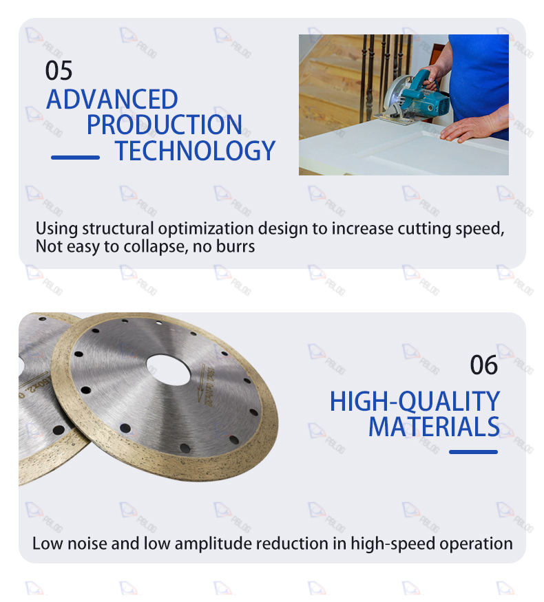 Sharp hard glass Diamond raw material cutting blade Ceramic metal cutting disc