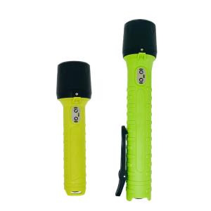 Quality 6.4Ah IP68 Explosion Proof LED Flashlight , 200 Meters Spark Proof Flashlight wholesale