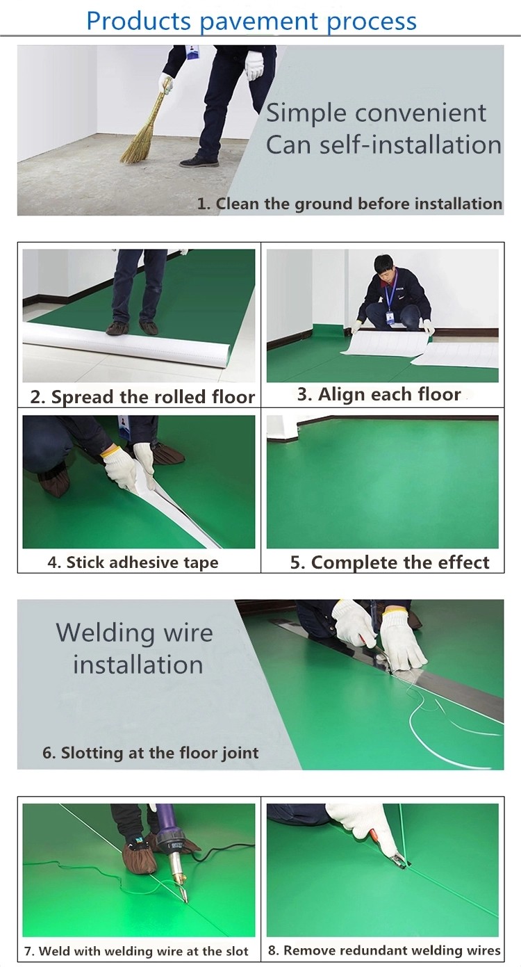 Badminton Flooring PVC Sport Court Indoor and Outdoor Sport Flooring