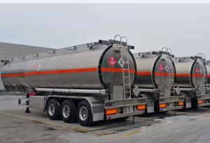 Quality 2 Axles 3 Axles Tri Axle Fuel Tanker Trailer Capacity 42000L 11000 Gallon wholesale